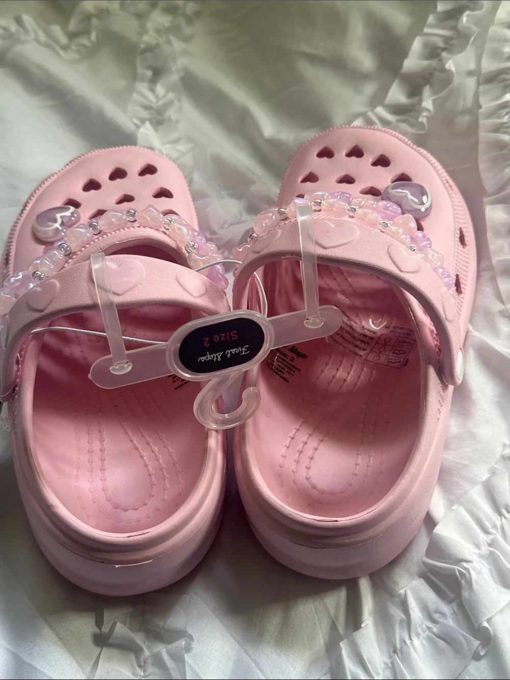 Pink Heart Sandals for Kids